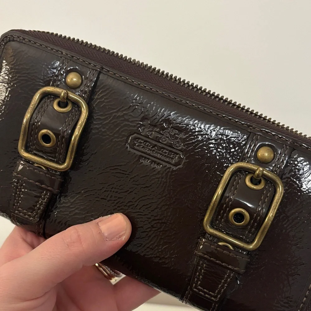 Coach Zoe Legacy Wallet Lavender Interior💜 - Picture 9 of 13